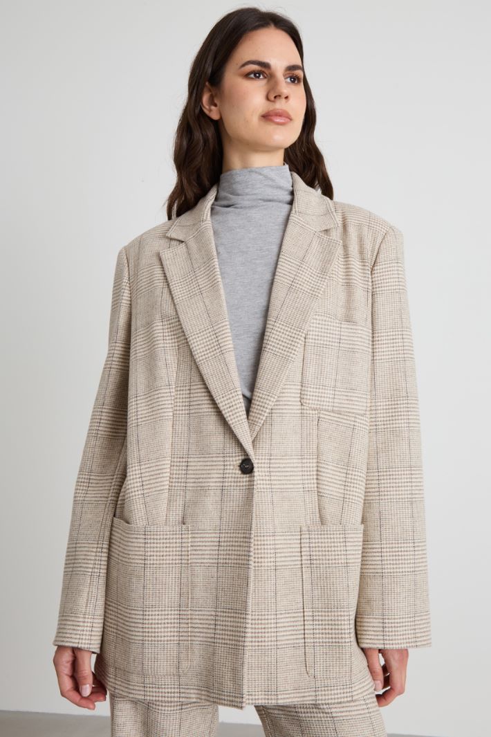 Wool and linen blazer Intrend
