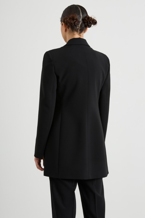 Giacca monopetto in cady