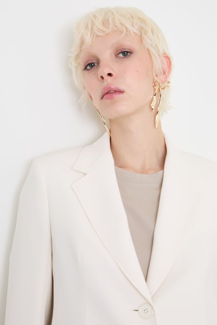 Blazer monopetto in cady