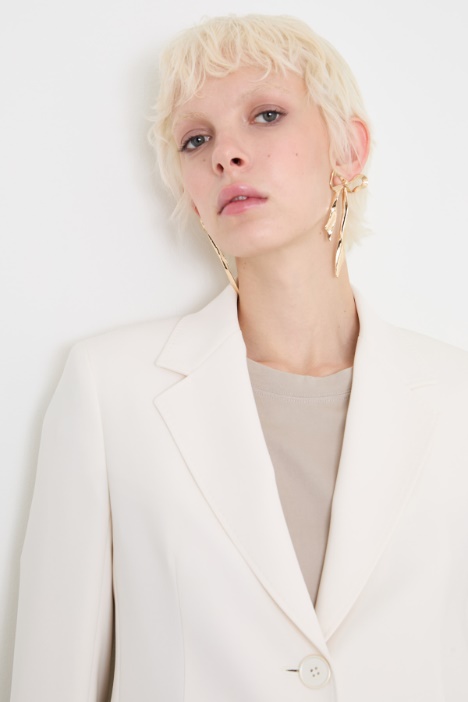 Blazer monopetto in cady