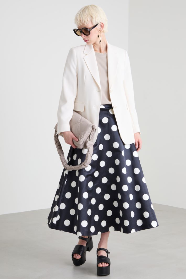 Blazer monopetto in cady