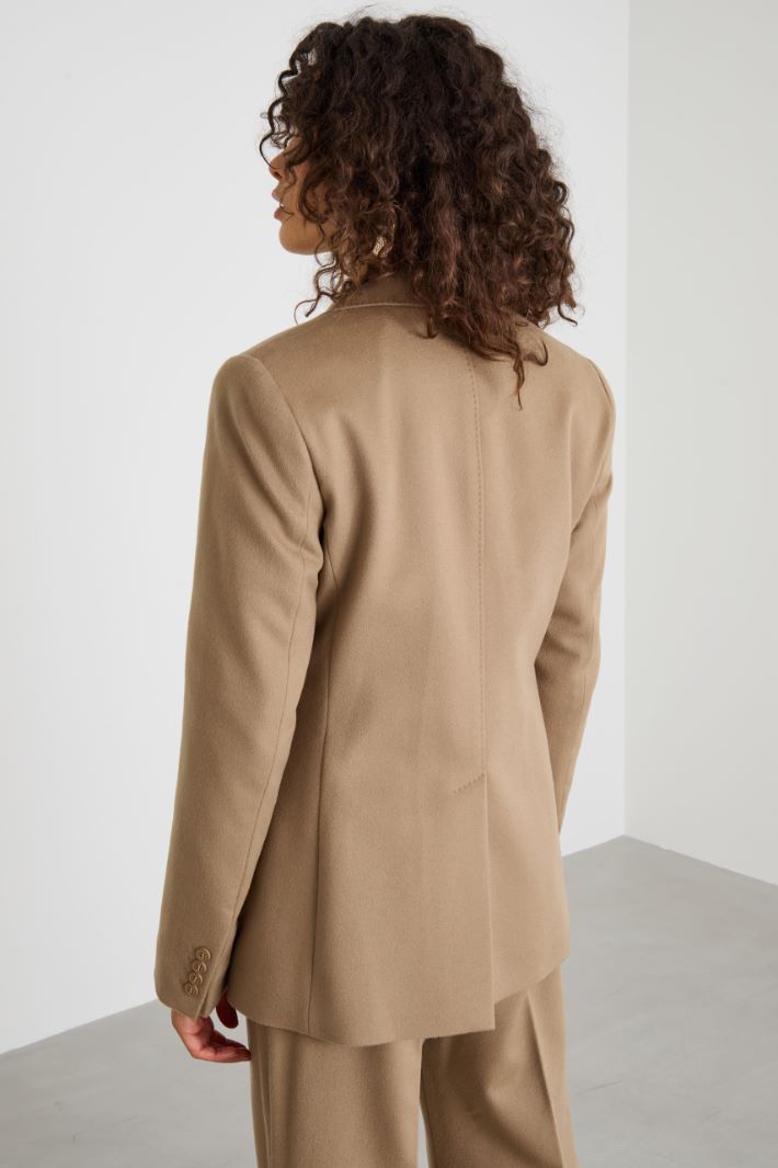 Blazer in drap di lana
