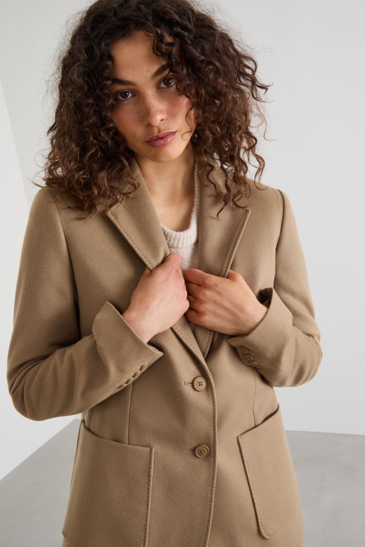 Blazer in drap di lana