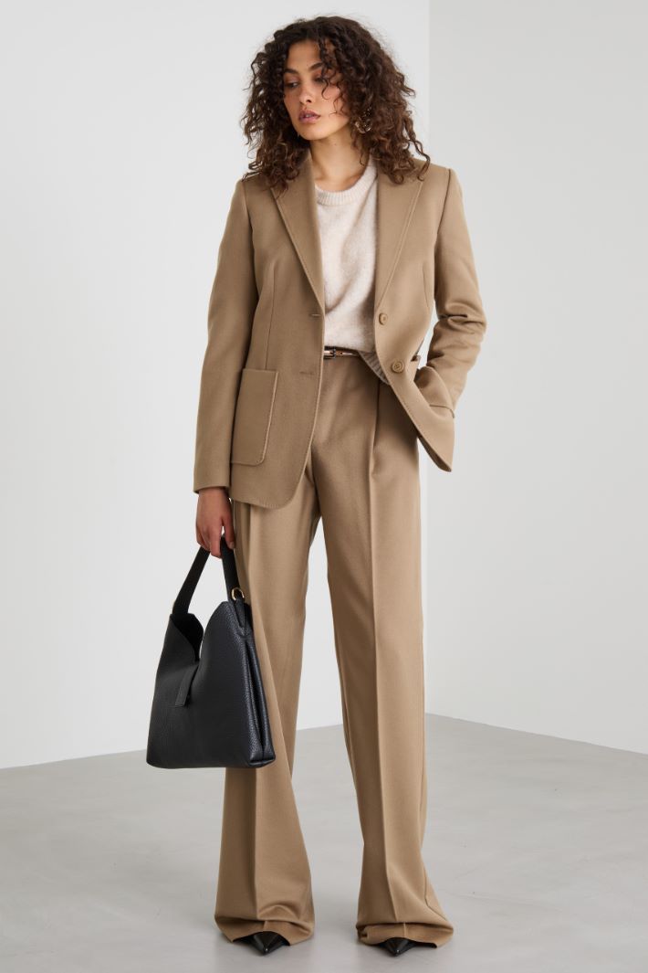 Blazer in drap di lana
