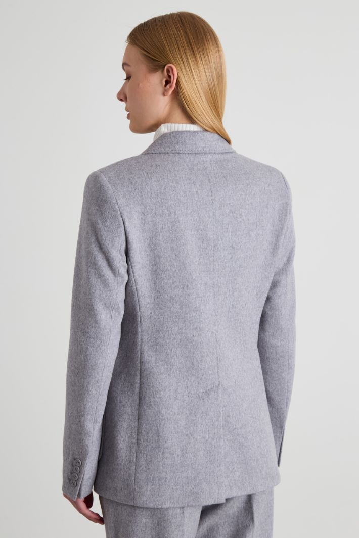 Blazer in drap di lana