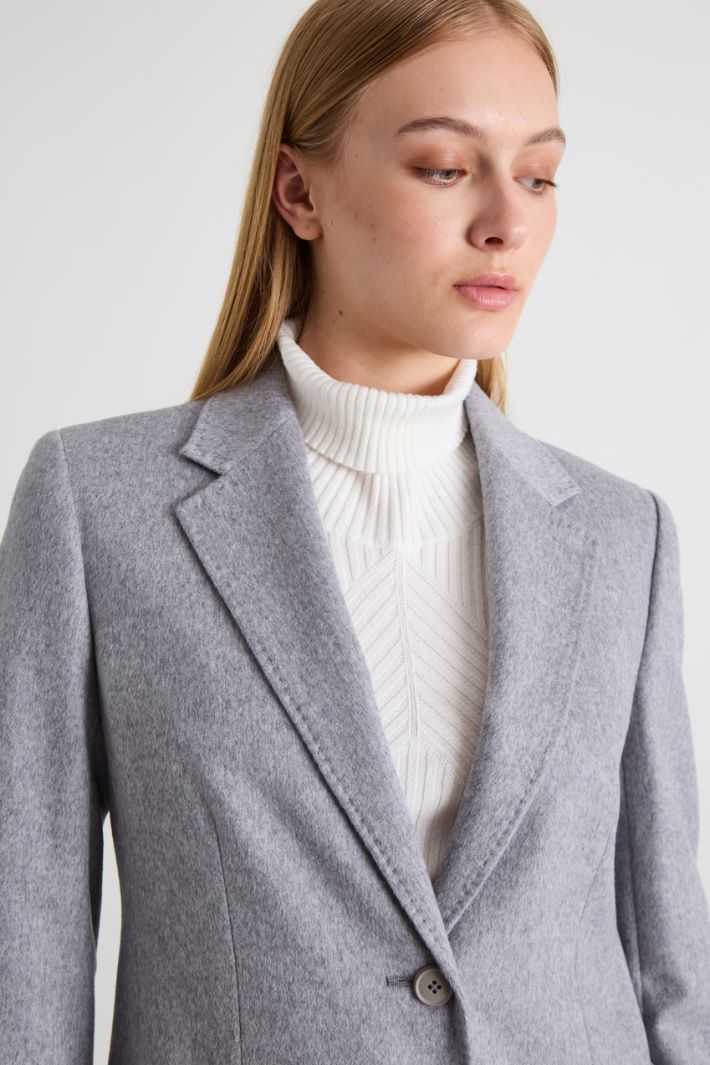 Blazer in drap di lana