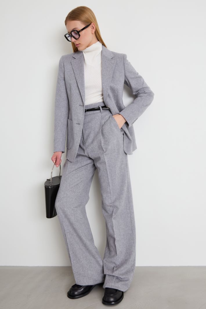 Blazer in drap di lana