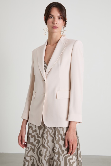 Crepe fabric blazer Intrend
