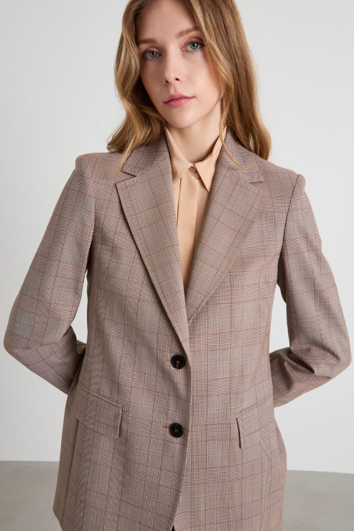 Wool Batavia blazer Intrend - 4