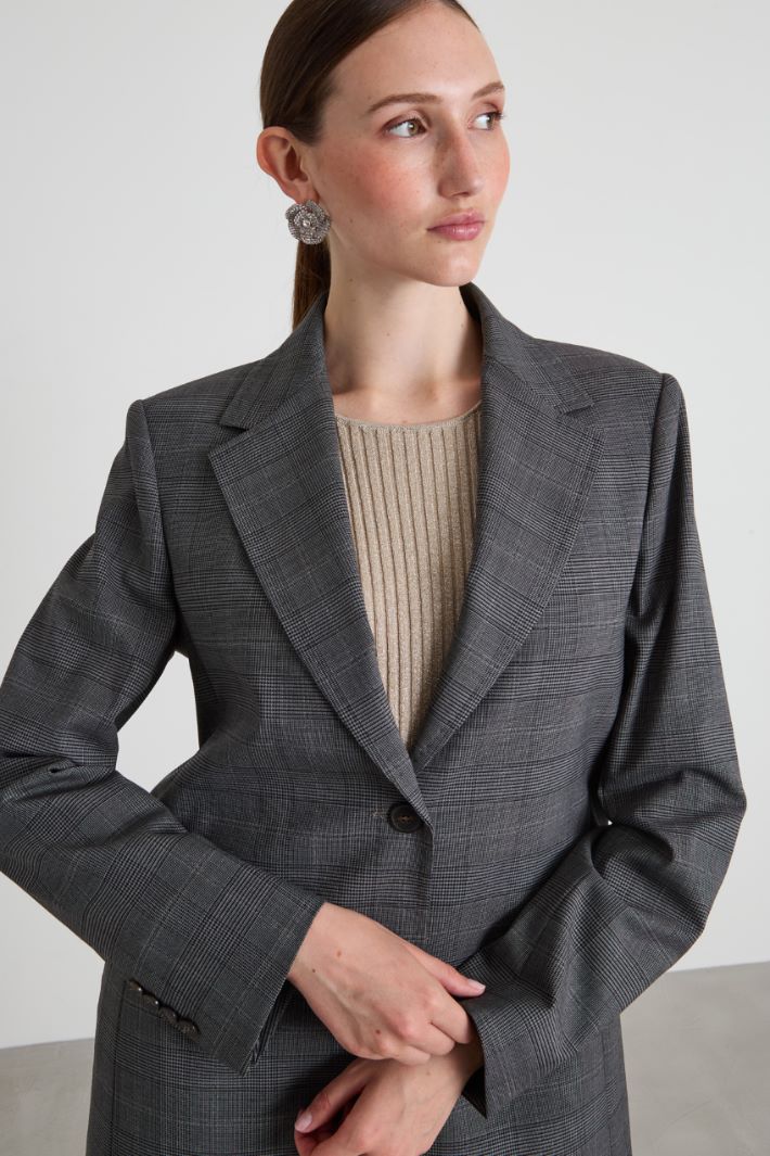 Wool Batavia blazer Intrend - 4