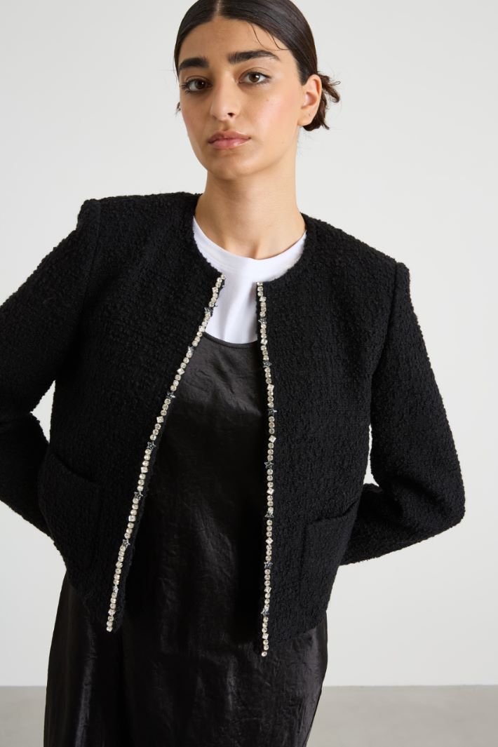 Giacca bouclé