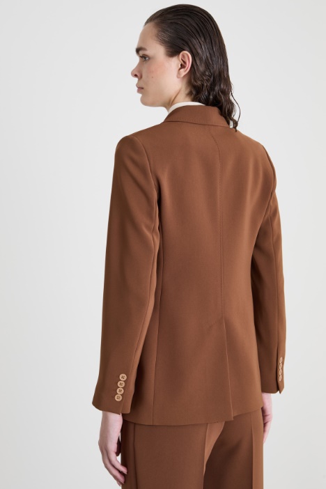 Blazer monopetto in cady