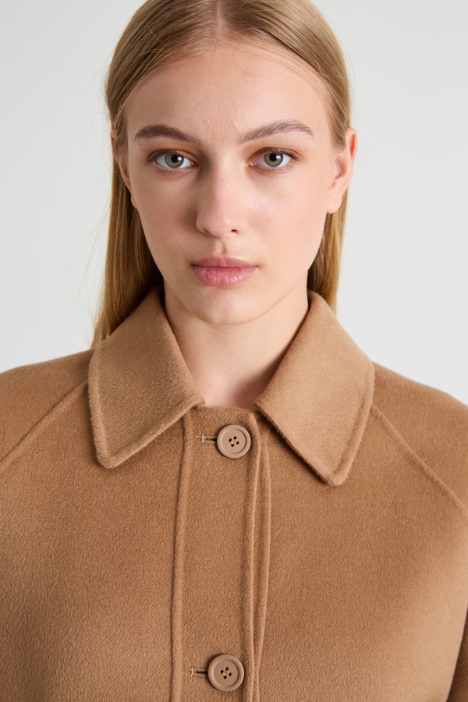 Bomber in lana, cashmere e seta