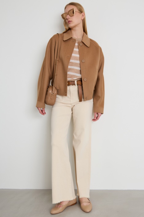Wool, cashmere and silk bomber jacket Intrend
