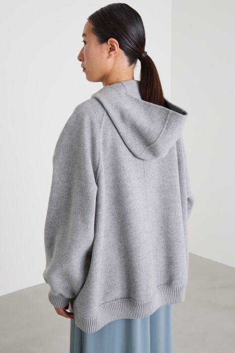 Chaqueta de lana doble