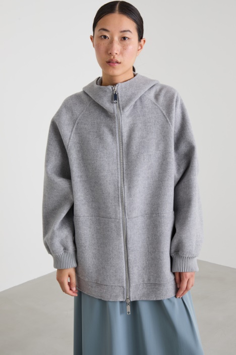 Chaqueta de lana doble