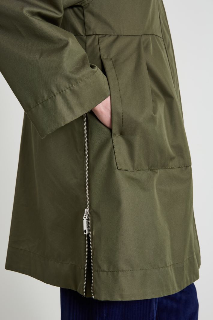 Water-resistant gabardine parka Intrend - 4
