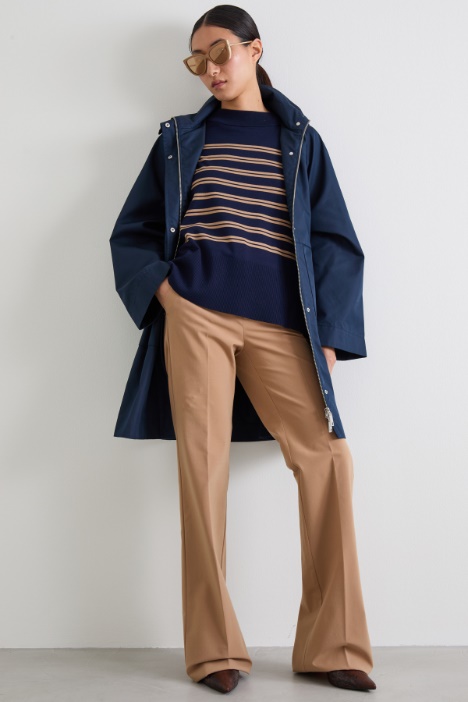 Water-resistant gabardine parka Intrend