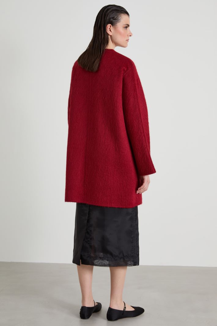 Alpaca coat with scarf Intrend - 3
