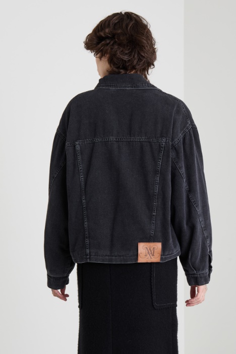 Giacca oversize in denim