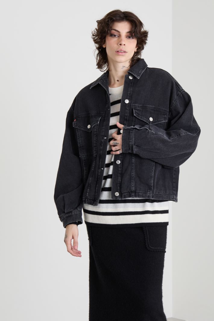 Oversized denim jacket Intrend