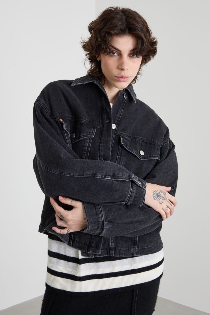 Oversized denim jacket Intrend - 4