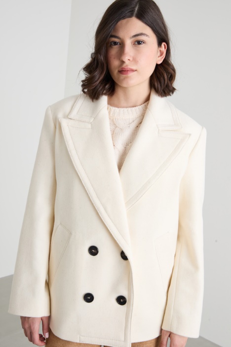 Caban in panno di lana