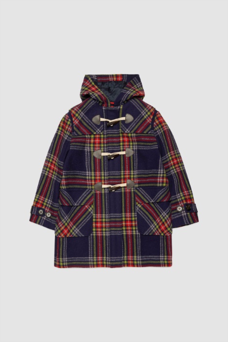 Tartan duffle coat Intrend