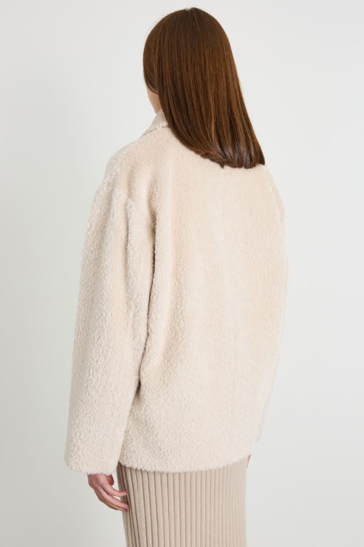 Alpaca and wool pea coat Intrend - 3