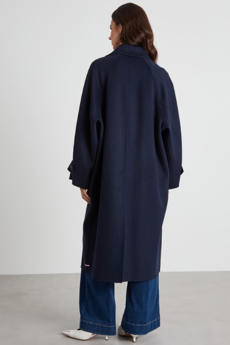 Cappotto in doppio di misto lana