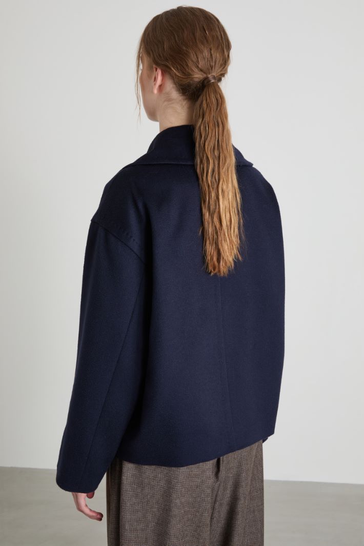 Wool drap pea coat Intrend - 3