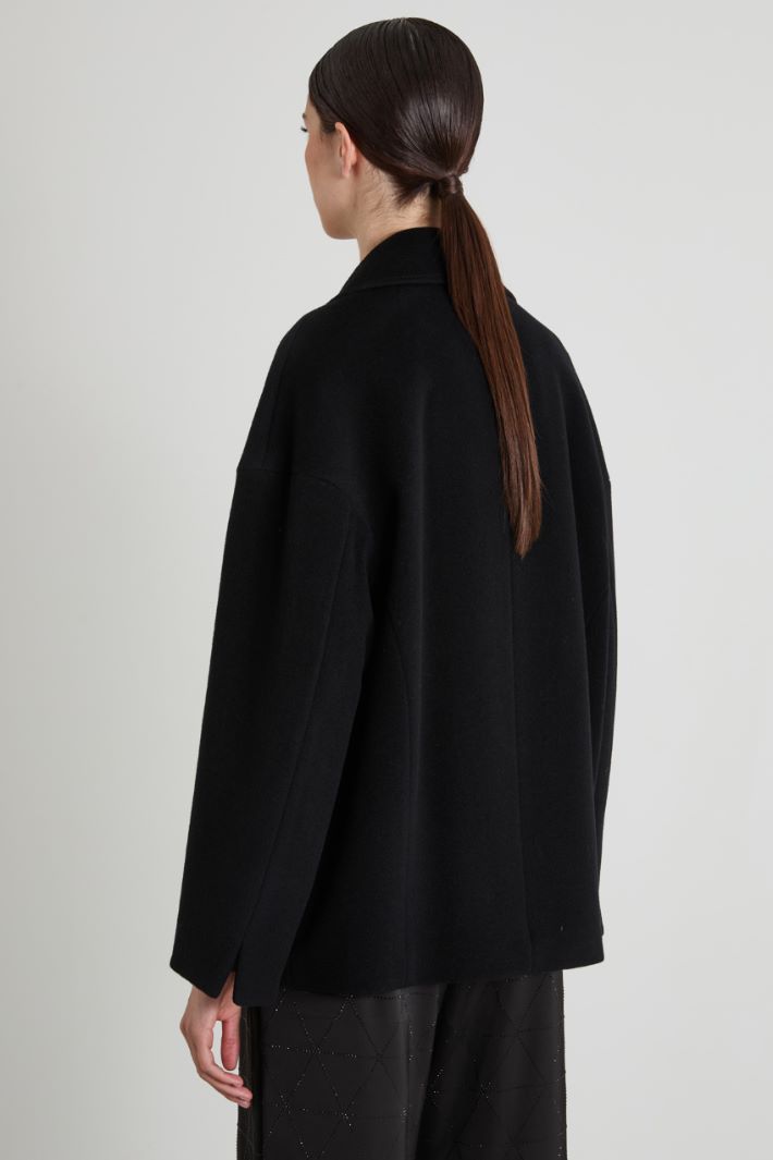 Oversized wool pea coat Intrend - 3