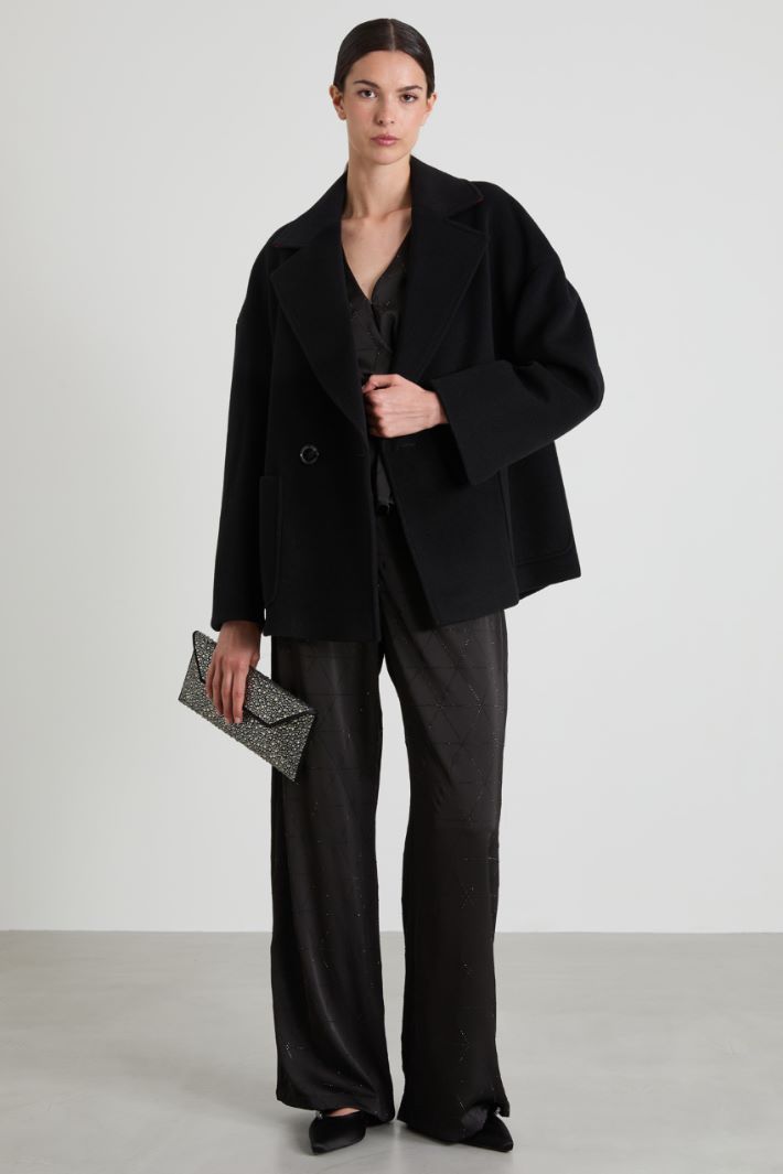 Oversized wool pea coat Intrend