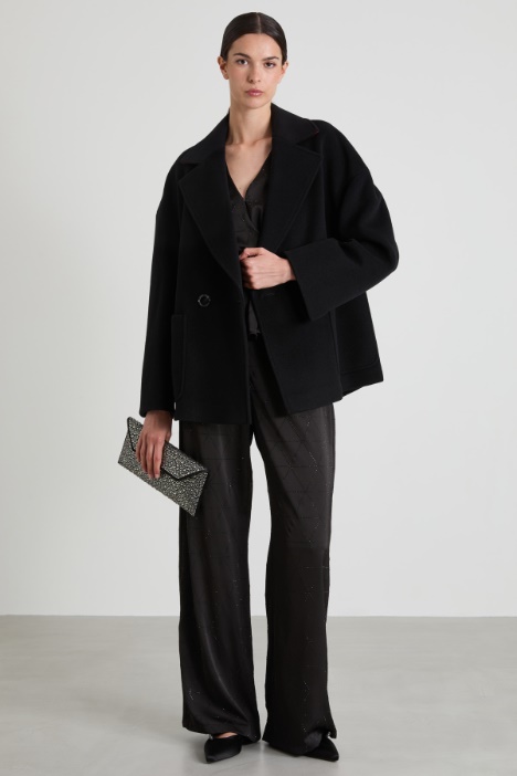 Oversized wool pea coat Intrend