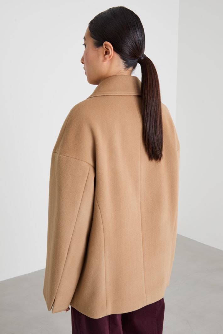 Oversized wool pea coat Intrend - 3