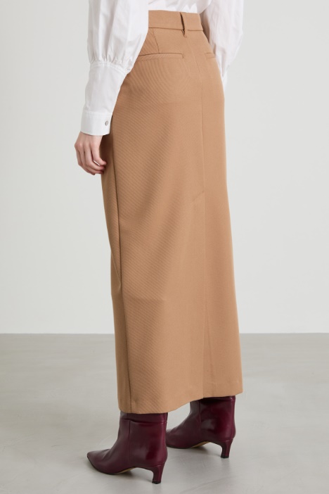 Gonna in cavalry twill