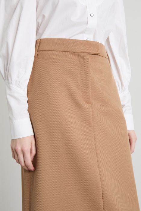 Gonna in cavalry twill