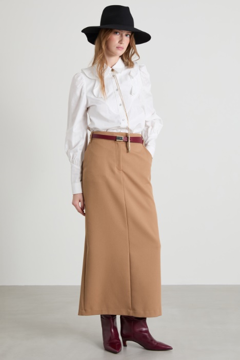 Cavalry twill column skirt Intrend