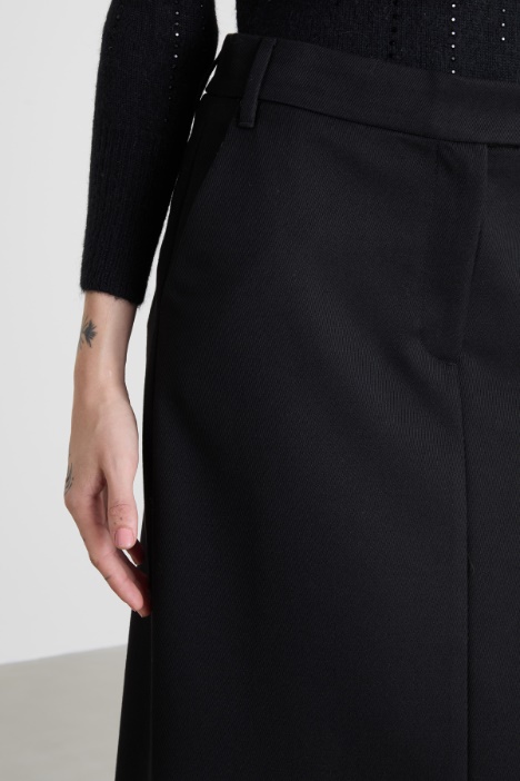 Gonna in cavalry twill