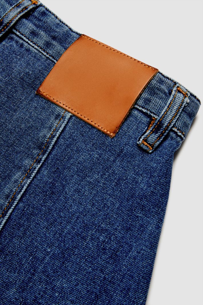 Skirt with contrasting patch Intrend - 3