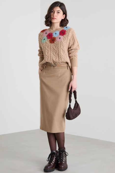Wool pencil skirt Intrend