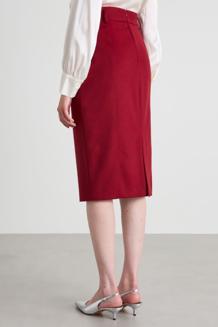 Wool pencil skirt Intrend - 3