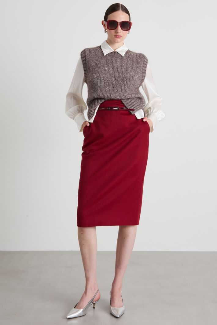 Wool pencil skirt Intrend