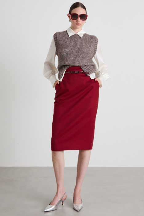 Wool pencil skirt Intrend