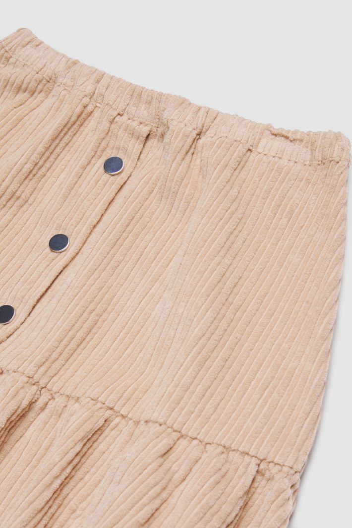 Velvet flounced skirt Intrend - 5