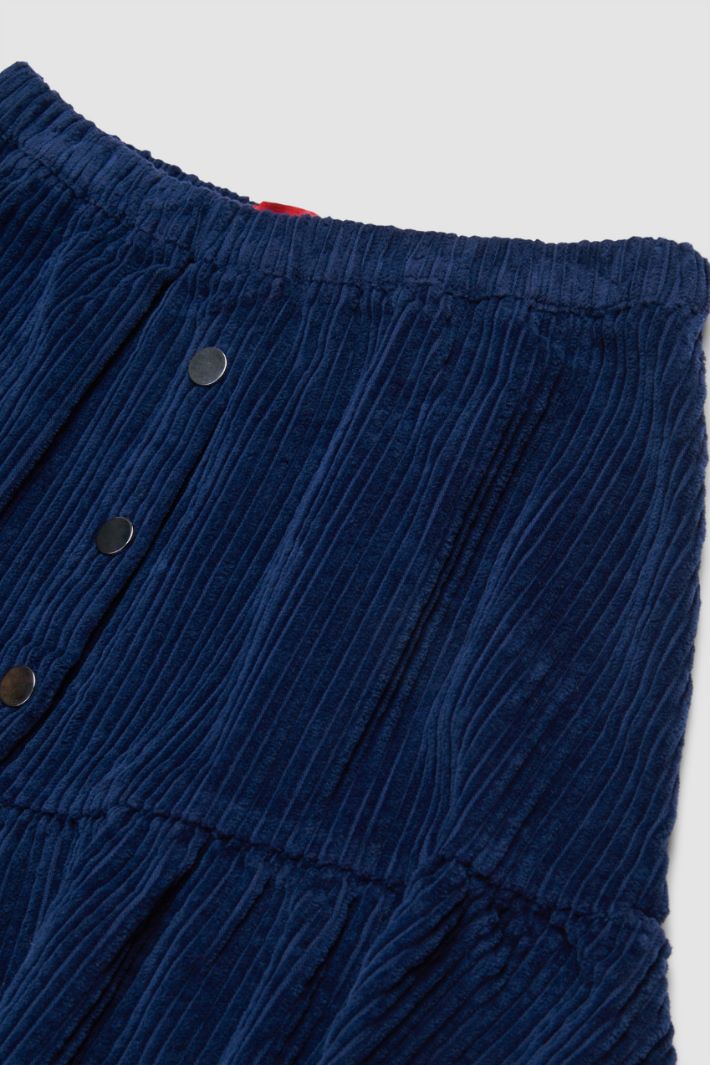 Velvet flounced skirt Intrend - 5