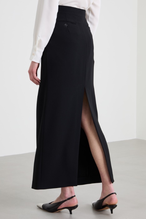 Gonna a tubino in cady