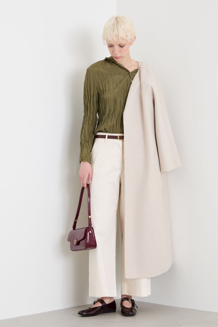 Crinkled silk shirt Intrend - 3