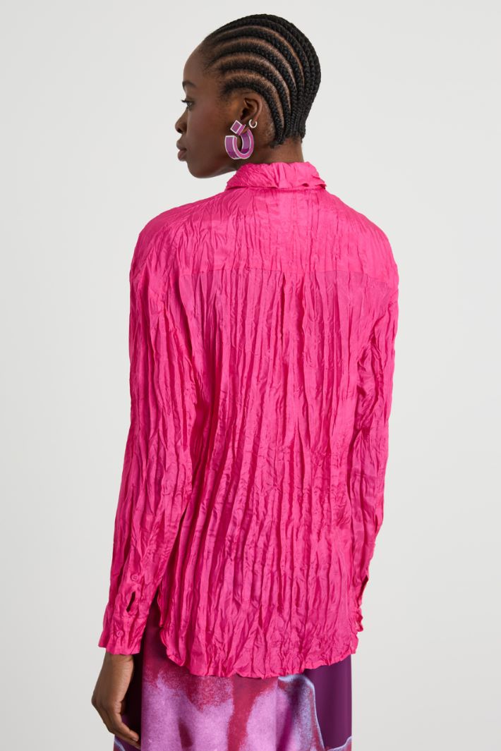 Camicia in seta stropicciata Intrend - 2