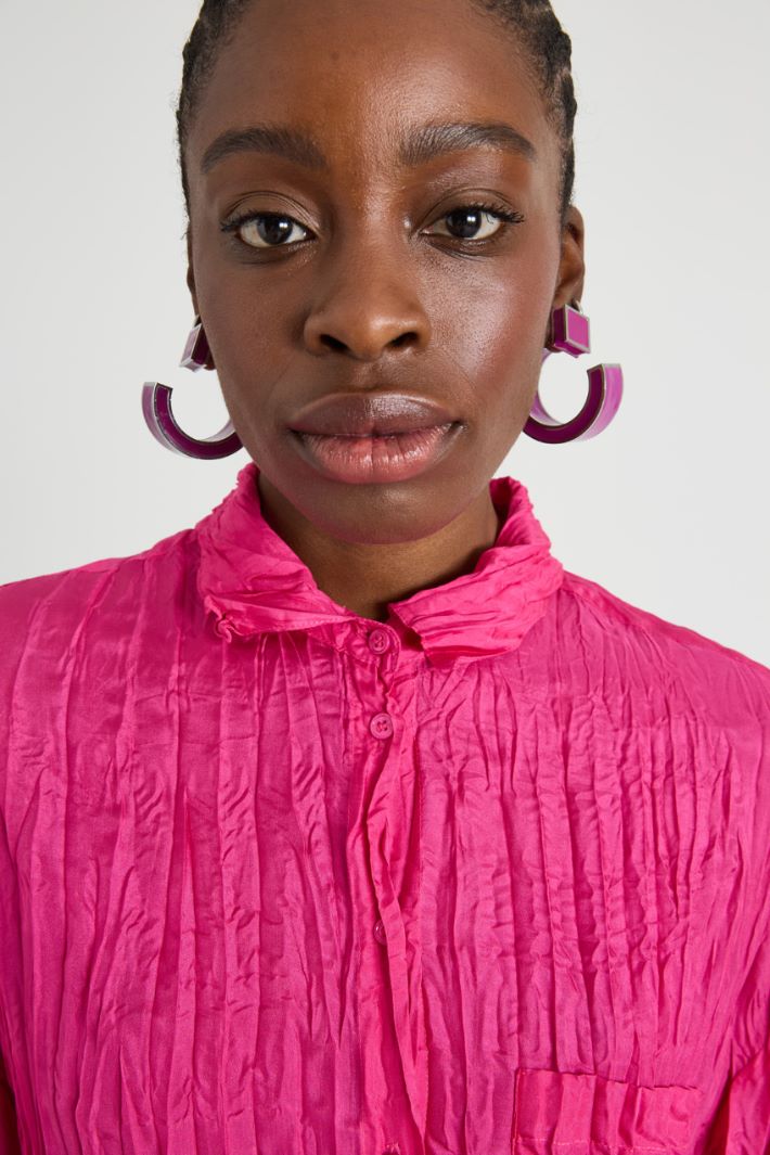 Camicia in seta stropicciata Intrend - 4